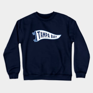 Tampa Bay Pennant - Light Blue Crewneck Sweatshirt